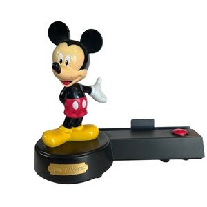Disney Mickey Talking Animated Picture Frame Holder‎ Bobble Head - TESTED WORKS!
